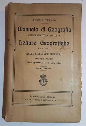 Manuale di geografia corredato d'una raccolta di letture geografiche