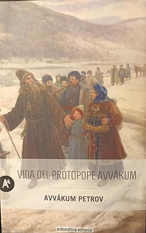 VIDA DEL PROTOPOPE AVVAKUM