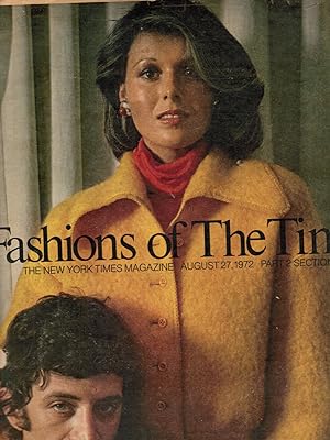 1972 the New York Times Magazine August 27, 1972 Fashions of the Times -- Cover