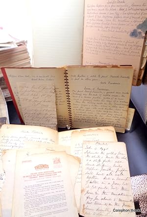 3 1930's-40's Manuscript Cookery Recipe books