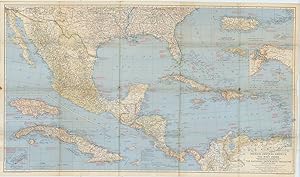 Mexico, Central America and The West Indies Compiled and Drawn in the Cartographic Section of the...