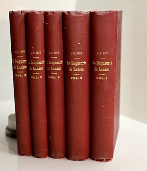 Histoire de la seigneurie de Lauzon. 5 Volumes