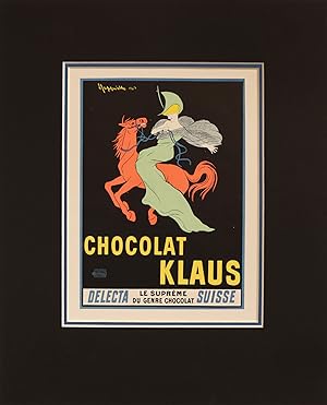 1946 French Advertisement poster - Chocolat Klaus, (Matted)