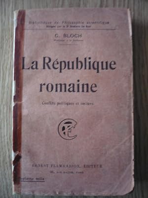 La République romaine - Les conflits politiques et sociaux
