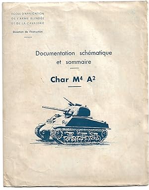 documentation schématique et sommaire CHAR M4 A2 SHERMANN