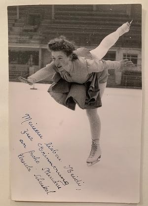 Extensive Photo Archive and Expense Account for Swiss Ice Skater Heidi Gustafson nee Pluss--Ice F...