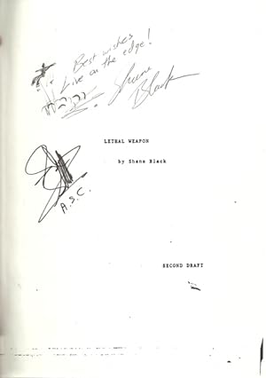Lethal Weapon (Signed Shooting Script)