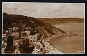 Looe Cornwall Sepia View 1930's Postcard