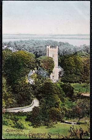 Camelford Lanteglos Church St Julitta Postcard 1906
