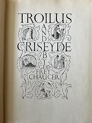 Croilus and Cressida A Love Poem in Five Books