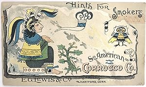 "Hints for Smokers": Advertising Booklet for South American Corrocco Tablets