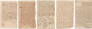 [SMALL COLLECTION OF MANUSCRIPT DOCUMENTS CONNECTED TO THE LAYING OF ROADS IN GERMANTOWN AND ROXB...