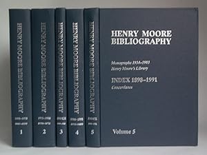 Henry Moore Bibliography [five volumes, complete]