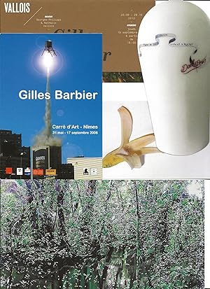 Gilles Barbier - a collection of 6 invitations