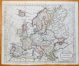 Antique Map EUROPE, Wliiam Guthrie original c1790
