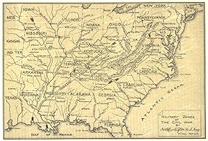 Military zones of the Civil war