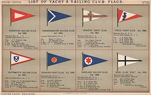 List of Yacht & Sailing Club Flags - Parkstone Sailing Club, est. 1895 - Pembrokeshire Sailing Cl...