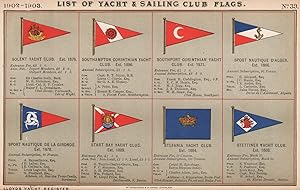 List of Yacht & Sailing Club Flags - Solent Yacht Club, est. 1878 - Southampton Corinthian Yach C...
