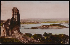 Plymouth Postcard Drakes Island Mount Edgcumbe 1917