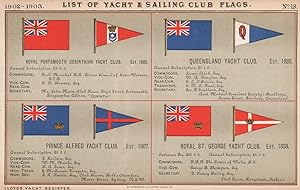 List of Yacht & Sailing Club Flags - Royal Portsmouth Corinthian Yacht Club, est. 1880 - Queensla...