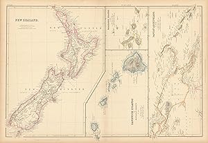 New Zealand. // Sandwich Islands, or Hawaiian Group, // Galapagos Islands // Papuan Archipelago
