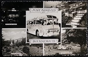 Bournemouth Vintage 1958 Postcard Charabanc