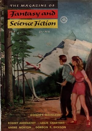 The Magazine of Fantasy and Science Fiction June 1954. Collectible Pulp Magazine.