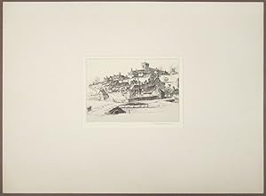1948 John Taylor Arms Pencil Signed Etching The Old Order