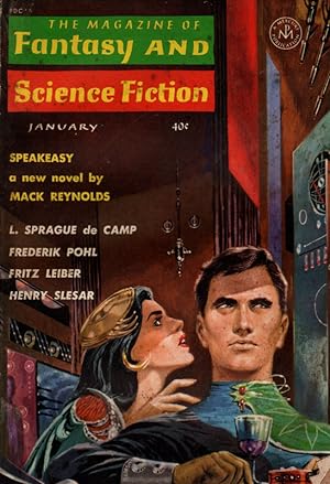 The Magazine of Fantasy and Science Fiction January 1963. Collectible Pulp Magazine.