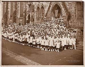 Original photograph of a Sunday school class at Metropolitan Methodist Episcopal Church, circa 1940s