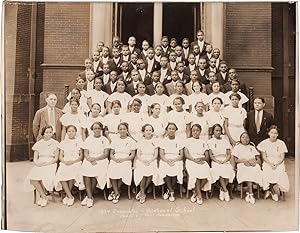 Original photograph of the 1934 graduating class of Carver Vocational-Technical High School, Balt...