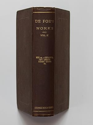 The Novels and Miscellaneous Works of Daniel De Foe Volume Two
