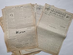 41 numéros du COURRIER du CAMP de ZEIST - Journal des Internés 1915/1916