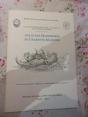 Atlas des mammifères de Charente-Maritime.