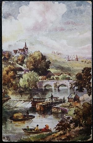 East Farleigh Maidstone 1908 Vintage Postcard