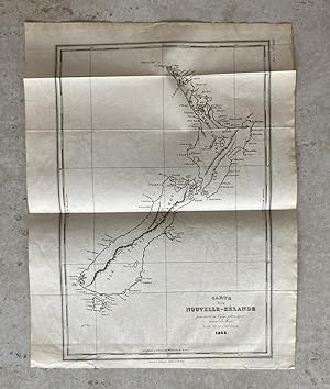 Carte de La Nouvelle-Zelande pour Servir Au Voyage Pittoresque Autour Du Monde Par M. D'Urville