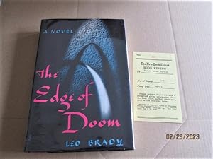 The Edge Of Doom First Edition Hardback in Dustjacket Signed numbered plus review slip