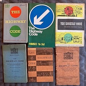 Highway Code 1931-1968. 8 copies, 6 editiosns (2 are dupicated)