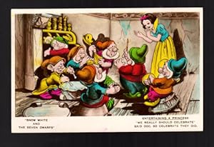 Snow White - Entertaining a Princes Postcard