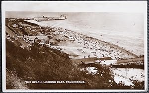 Folkestone Vintage 1936 Postcard Real Photo