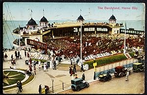 Herne Bay Bandstand Vintage 1930 Postcard