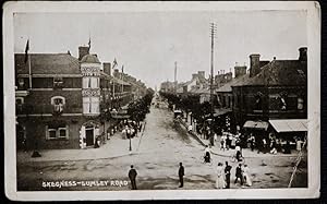 Skegness Lumley Road Vintage View Postcard