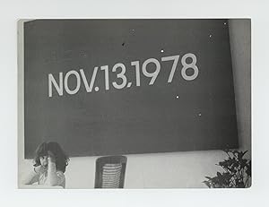 Exhibition postcard: On Kawara: Date-Paintings 1979 Bei Konrad Fischer (19 June-18 July 1980)