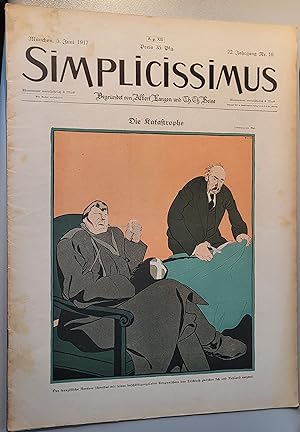 Simplicissimus, 22. Jg., Nr. 10, 5. Juni 1917. Begründet von Albert Langen und Th. Th. Heine.