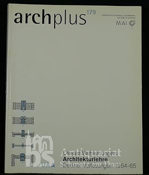 Architekturlehre. Berliner Vorlesungen 1964-65.