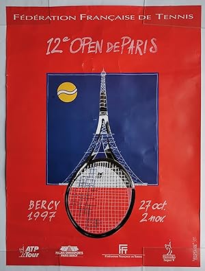 affiche OPEN de PARIS BERCY 1997