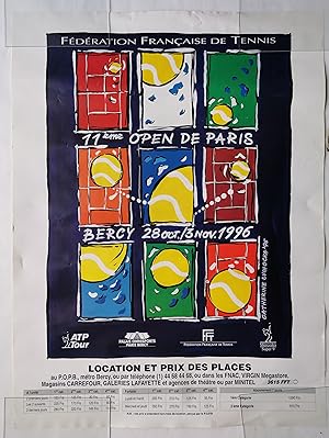 affiche OPEN de PARIS BERCY 1996 - Catherine SUCHOCKA
