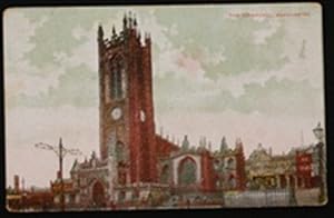 Manchester Cathedral Vintage Postcard