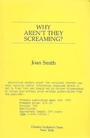 WHY AREN'T THEY SCREAMING ~ A Loretta Lawson Mystery