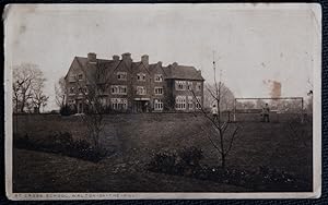 St Cross School Walton Vintage Postcard